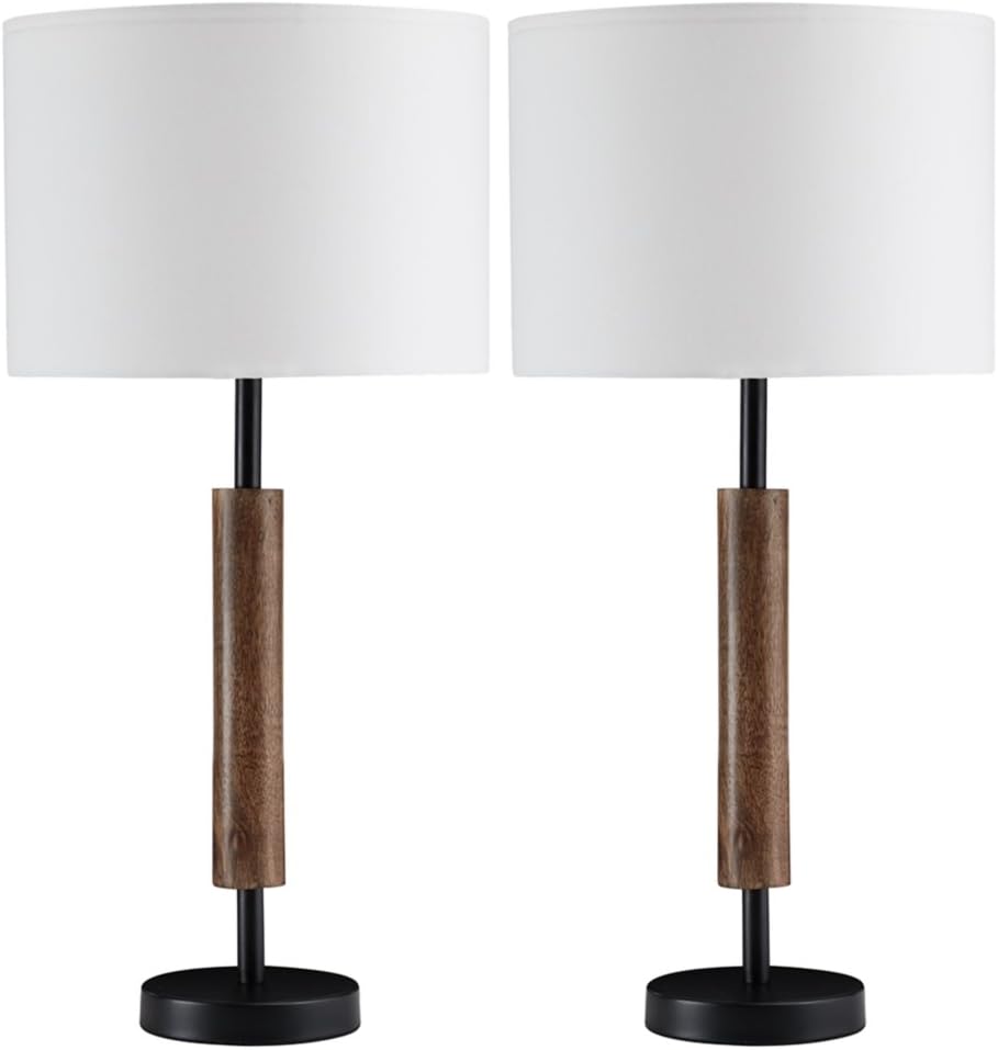 Best Set Of 2 Table Lamps Brown