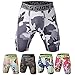 Welen Men Sports Running Print Compression Under Base Layer Shorts