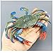 RAYNAG 1 Piece Artificial Plastic Crab, Simulated Sea Animal Home Party Decor Creative Gift, 6 Inch