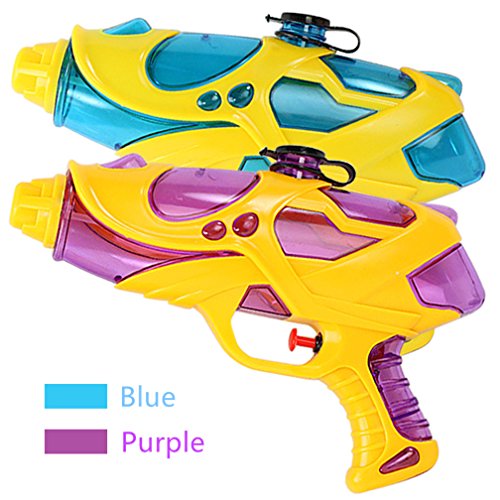 Hellofuture Water Pistol Water Squirt Gun Soaker Squirt Games for Hot Summer at Seaside, Swimming Pool, Water Park,Yard, Parent-child activities Happy Childhood 3 Years+ Kid toy, 2 Pack (2-Pack)