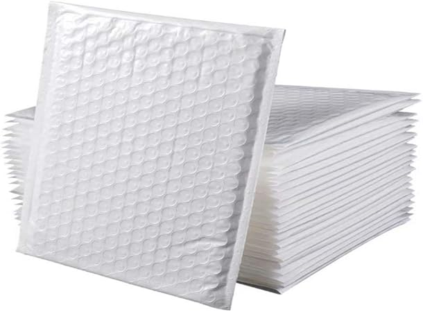 Amazon クッション封筒 Cd対応 Cdサイズ 300枚 Cd郵送用封筒防水 付き梱包気泡袋 ネコポス クリックポスト ゆうパケット ポスパケット クロネコdm便対応 外寸 180x180mm 内寸 160x180mmホワイト Oosaka クッション封筒 文房具 オフィス用品