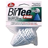 BirTee Pro Consistent Height 1/4"-2" White Specialty Tee (8 Pack)