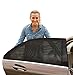 HOMEE Car Sun Shade Baby Back Seat Side Window Sun Shade UV Protection Stretchy Mesh Breathable Strong Translucency Universal All Car (99%) Size Protects Babies and Kids from The Sun - 2Pack Size S