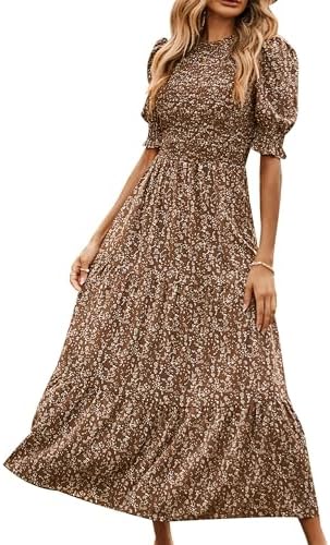 Women's Semi-Sheer Chiffon Ruffle Poncho Sleeve Dress Coffee Color Stand Collar with Outer Cape for Minimalist Everyday (Apricot with Floral Print,Small) at Amazon Women's Clothing store Women's Semi-Sheer Chiffon Ruffle Poncho Sleeve Dress Coffee Color Stand Collar with Outer Cape for Minimalist Everyday (Apricot with Floral Print,Small) at Amazon Women's Clothing store
