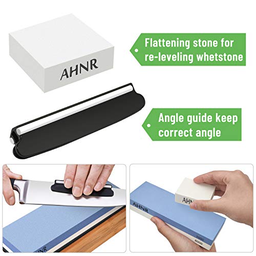 Flattening Stone & Sharpening Whetstone Stoning Angle Guide, Polishing Tool for Kitchen, Hunting and Pocket Knives or Blades