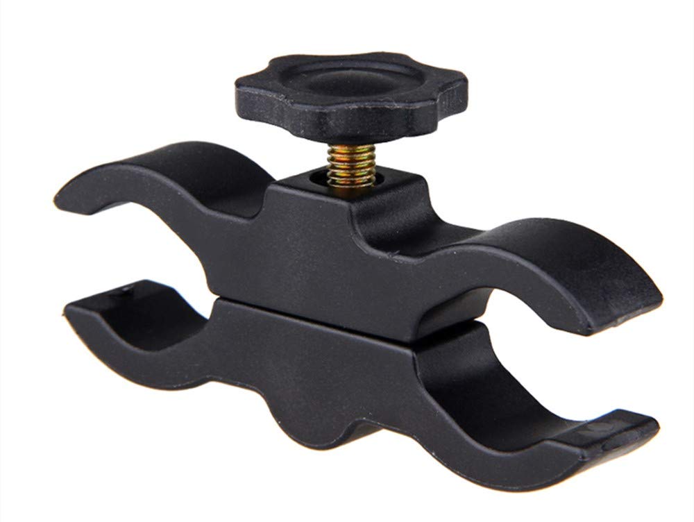 LUXJUMPER Quick Release Scope Mount for Tactical Hunting Torch, Plastic Adjustable Fixture Telescope Sight Mount Fits for Multiple Scope Size 1"-30mm