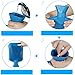 Hot Water Bottle & Cover Set,AUPET 2 Liters Premium Classic Rubber Hot Water Bottle with Super Luxurious Cozy Soft Flannel Cover Set, Great for Pain Relief, Hot and Cold Therapy (Purple Wish Cat)