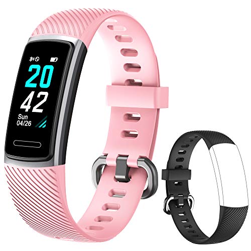 Yishark Smartwatch Orologio Fitness Tracker Uomo Donna Bluetooth Smart Watch Cardiofrequenzimetro da Polso Colori…