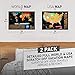 Sellnaks Scratch Off Map USA World Scratch Map World and USA with Capitals and Specific Signs – 2 Large Maps for Office, Bedrooms, Gifts – Bonus: 1 Guide of The World and USA
