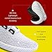 Hetohec Sport Baseball Shoes Knitted Fashion Outdoor Sneakers Lightweight Gym Athletic Shoe for Men Trail Workout(1266White46)