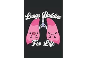 Lung Buddies For Life Journal Notebook: This Lung Transplant Journal Notebook is for Lung Transplant Survivor, a perfect Lung Transplant Recovery Gift. Organ Recipient Lung Transplant gift.