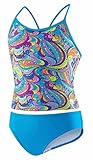 Speedo Girls Thin Strap Racerback Candy Clouds Tankini