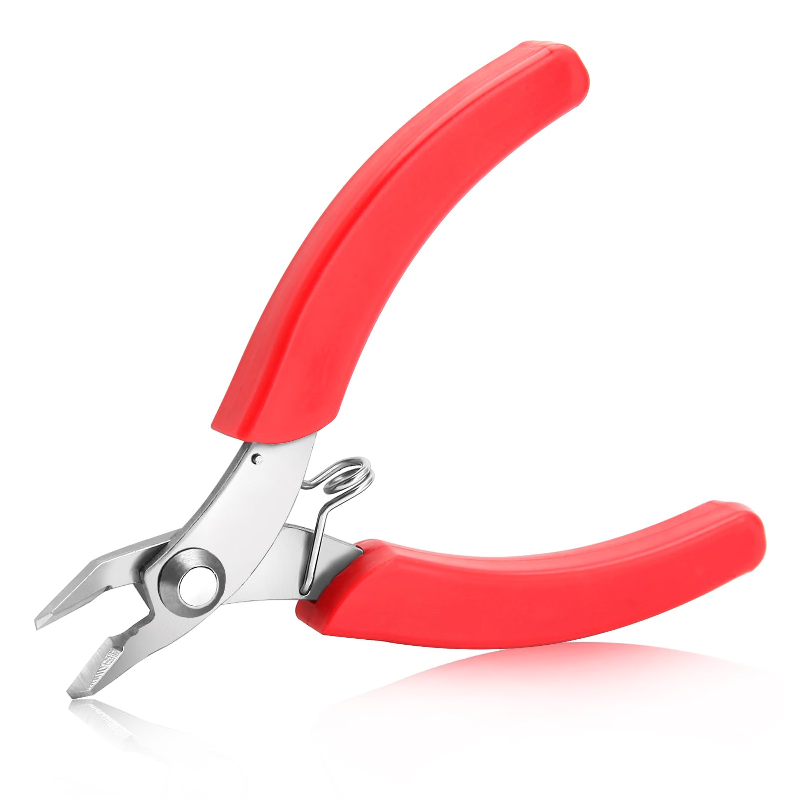 SPEEDWOX Flush Cutters 4-1/4 Inches Wire Cutters Wire Diagonal Oblique Side Cutters Pliers Diagonal Cutting Pliers Shear Precision Wire Cutters For Jewelry Making For Soft Wires Model Craft