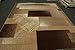 Generations Contemporary Brown & Beige Modern Squares Area Rug