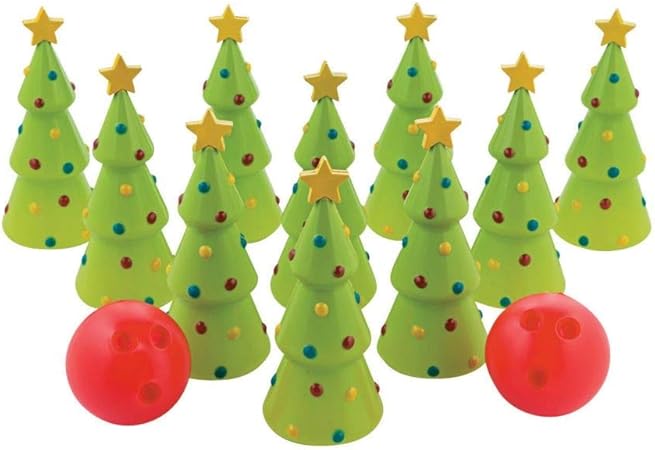 Amazon Holidayクリスマスツリーbowlingセット クリスマスパーティーゲーム 的あて おもちゃ Amazon Holidayクリスマスツリーbowlingセット クリスマスパーティーゲーム 的あて おもちゃ