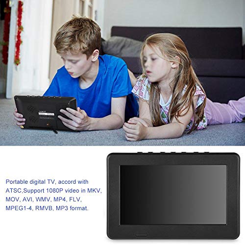 Eboxer ATSC Portable 4 Sizes Digital TV, TFT LED 1080P HDMI Television, Video Player for Home Car Outdoor Travel(12") - Thumbnail 3