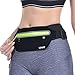 UShake Slim Running Belt, Ultra Light Bounce Free Waist Pouch Fitness Workout Belt Sport Waist Pack Exercise Waist Bag for Apple iPhone 8 X 7 6+ 5s Samsung in Running Gym Marathon Cycling(04BK) primary