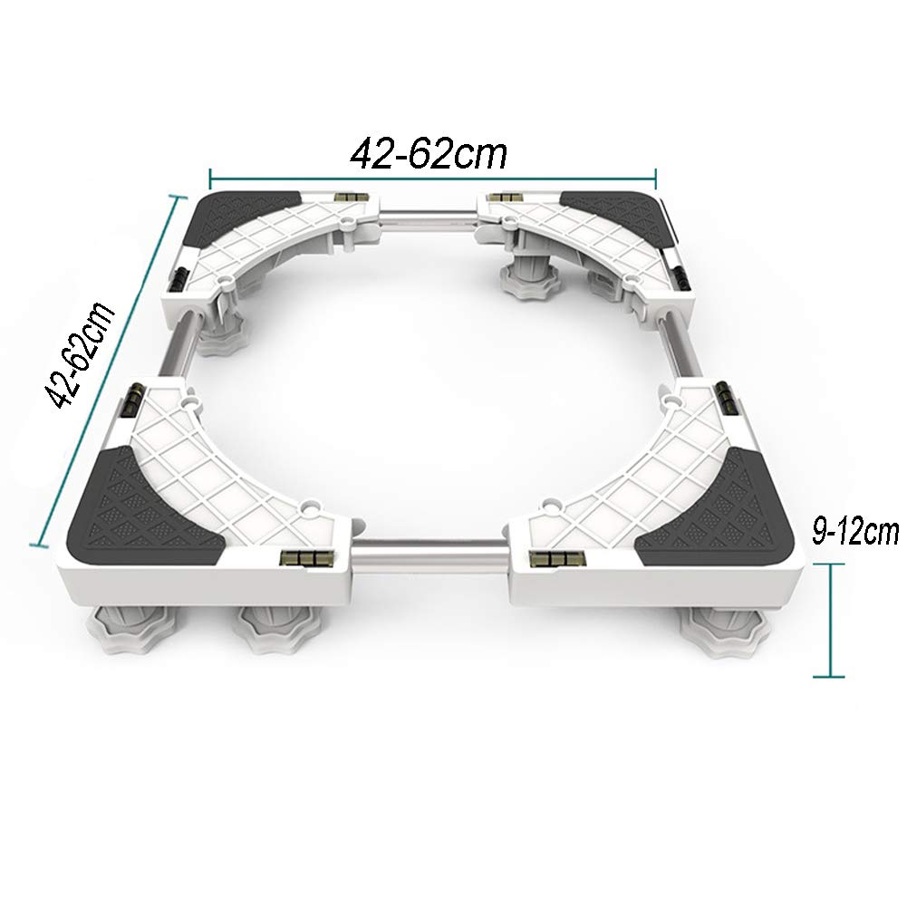 HADMB - Estructura para nevera, base ajustable, antideslizante ...