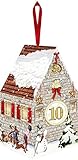 24 nostalgische Adventshäuschen: Zum Falten und Befüllen by