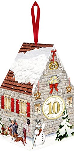 24 nostalgische Adventshäuschen: Zum Falten und Befüllen by