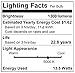 LOHAS A19 LED Bulb 100W Equivalent Daylight White 5000K(UL Listed), 1300LM E26 Medium Screw Base LED Lamps, Energy Efficient 13.5W Non- Dimmable Light Bulb for Chandelier, Home Lighting, 4 Pack