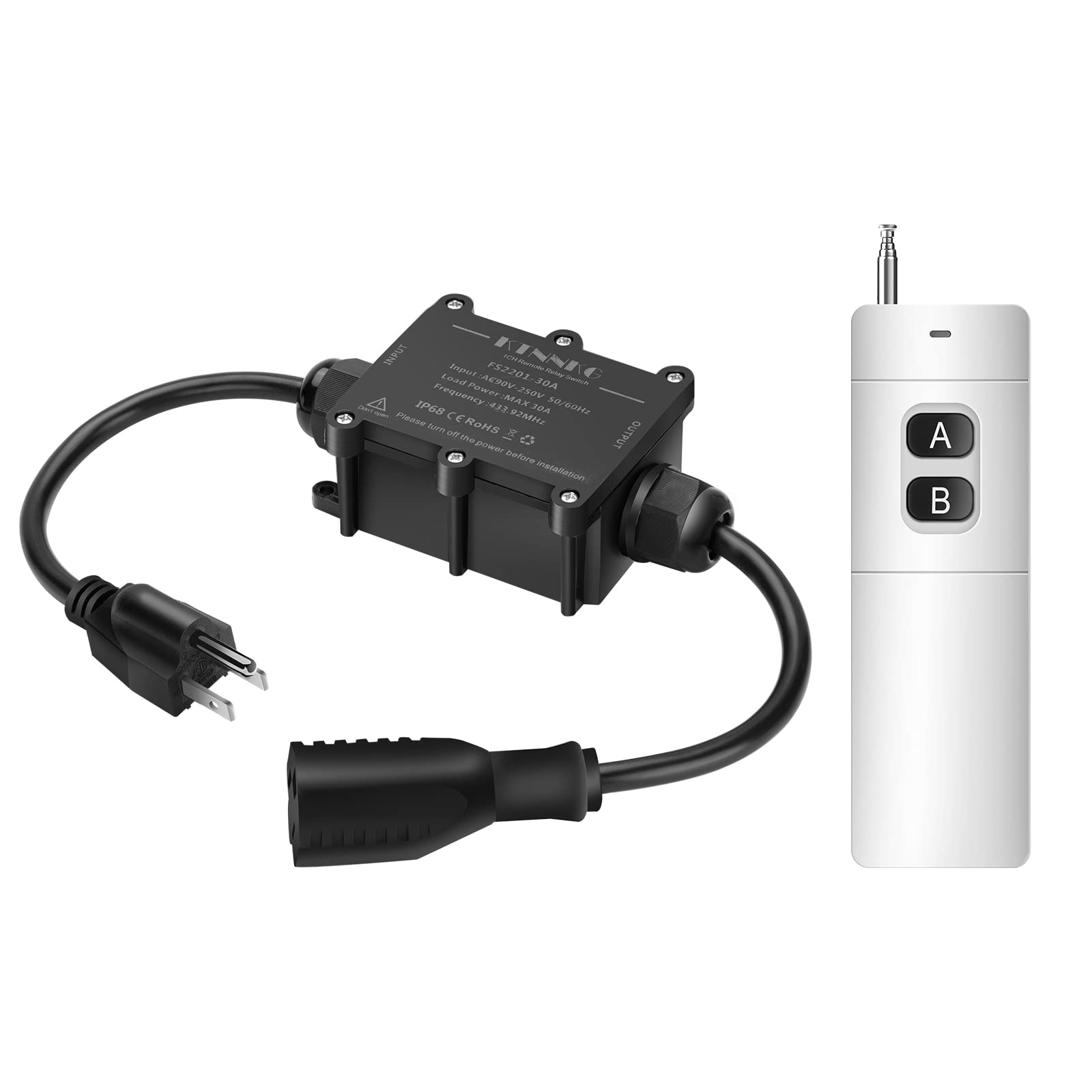 Mua 30 amp Waterproof Remote Control Power Switch with Long Range ...