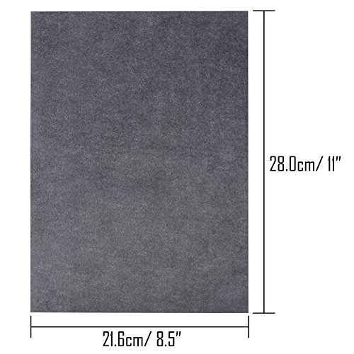 Selizo 100 Sheets Black Carbon Transfer Tracing Graphite Paper for Wood, Paper, Canvas and Other Art Surfaces (8.5 x 11 Inches) - Thumbnail 2