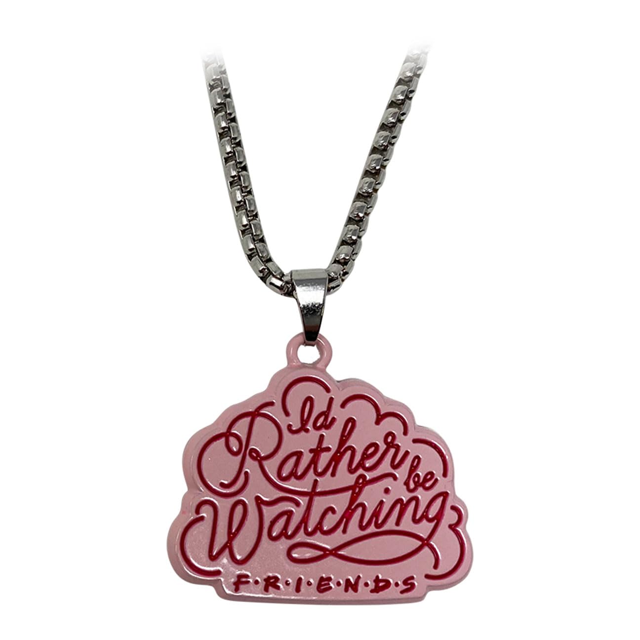 FRIENDS Limited Edition Unisex Necklace – “I’d Rather Be Watching Friends” Collectible Jewelry, Officially Licensed, Individually Numbered, 9,995 Worldwide