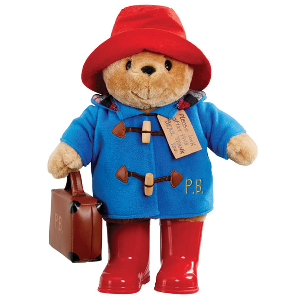 Rainbow Designs Classic Paddington Bear with Boots and Suitcase 36cm