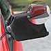 MICTUNING Car Side Mirror Covers-Protect Auto Exterior Rear View Mirrors from Snow, Ice & Frost[black,one pair]