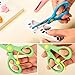 Leinuosen 16 Pieces Kid Scissors 5 Inch Blunt Tip Kid Scissors, School Left and Right Handed Kids Scissors?Assorted Colors