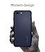 Spigen Liquid Air Armor Designed for iPhone 8 Plus Case (2017) / Designed for iPhone 7 Plus Case (2016) - Midnight Blue