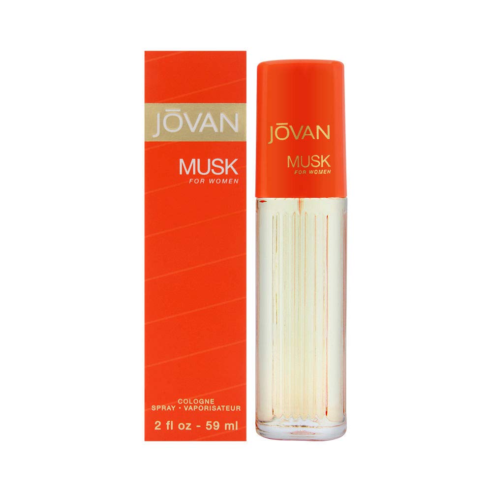 Jovan Musk for Women, Cologne Spray,2 fl. oz., Women's Fragrance with Musk & Floral Notes like Jasmine, A Sexually Appealing & Attractive Spray On Scent That Makes a Great Gift.
