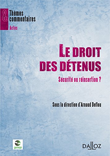 Le  droit des détenus