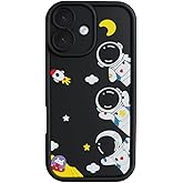 Cute Phone Case for iPhone 11 Case Cool Cartoon Astronaut Space Mars Rocket Design Aesthetic Bumper Protective Anti-Slip Shockproof Compatible with iPhone 11 Cases