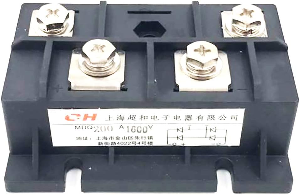 Jhe Bridge Rectifier MDQ-200A 200A 1600V Full Wave Diode Module Single Phase Rectifier