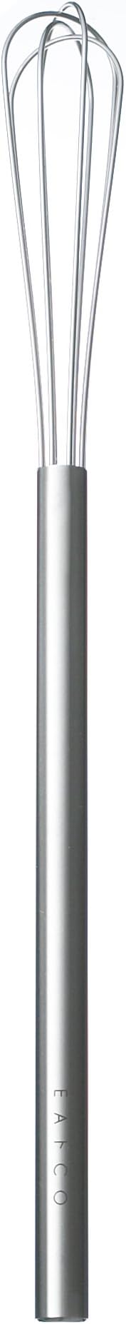 Yoshikawa 89034-2 EAtCO MEZELU Whisk, Stainless Steel, Silver
