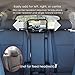 Lusso Gear Baby Backseat Mirror for Car. Largest and Most Stable Mirror with Premium Matte Finish, Crystal Clear View of Infant in Rear Facing Car Seat - Secure and Shatterproof (Gray)