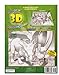 iColor 3D Dinosaur (High Detail) Coloring Book. Watch as T-Rex, Triceratops, and Apatosaurus come to Life. (3D Glasses Included)