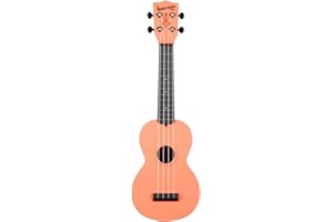 Kala Brand Music Co., 4-String Ukulele, Red, Soprano (KA-SWB-RD)