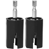 2PCS Guitar Electric Drill Bit String Peg Winder, String Winder Tuning Peg Puller Guitar Repair and Maintenance Tool Playing Accessories