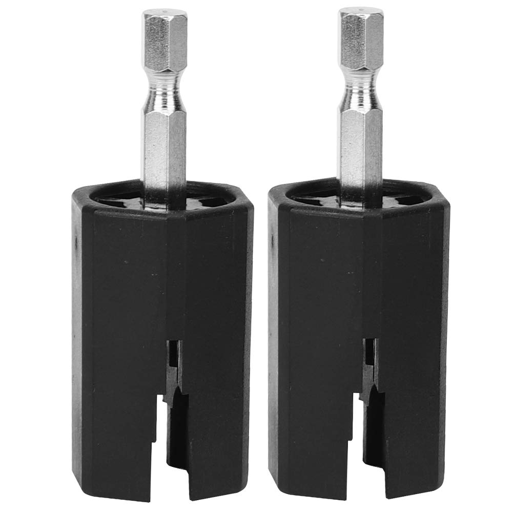 2PCS Guitar Electric Drill Drill Bit String Peg Winder, String Winder Tuning Peg Puller Guitar Repair and Maintenance Tool Playing Accessories Musical Instrument Accessories