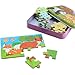 BBLIKE Wood Jigsaw Puzzles for Kids Toy in Tin Box, 4 Varying Degree of Difficulty Educational Learning Tool Best Birthday Present for Boys Girls (Animal)