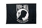Black POW MIA Flag (2' x 3')