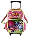 Dreamworks Trolls Poppy Large Hot Pink School Rolling Backpack 16