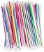 200Pcs 10.3 Inch Colorful Flexible Drinking Straws,Individual Package Disposable Plastic Straws,Extra Long Flexible Party Fancy Straws.
