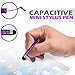 10 Pcs Mini Stylus Set Aqua Blue/Black/Red/Pink/Purple Stylus/styli Touch Screen Cellphone Tablet Pen for iPhone 4G 3G 3GS iPod Touch iPad 2 3 SONY PLAYSTATION PSP PS VITA Motorola Xoom, Samsung Galaxy, BlackBerry Playbook AMM0101US, Barnes and Noble Nook Color, Droid Bionic