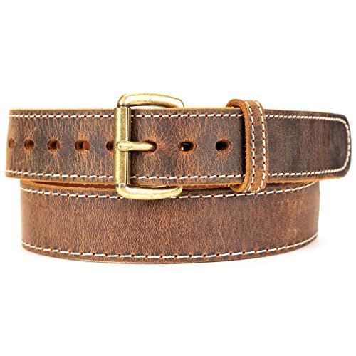 1.5 inch leather gun belt