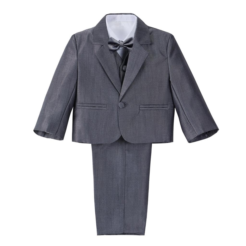 Dressy Daisy Baby Boy' 5 Pcs Set Formal Tuxedo