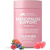 Menopause Supplements for Women (Gummies) Hormone Balance, Hot Flash Relief, Night Sweats, Weight Management, Perimenopause & Menopausal Support, Estrogen Balance, Chasteberry Supplement for Women